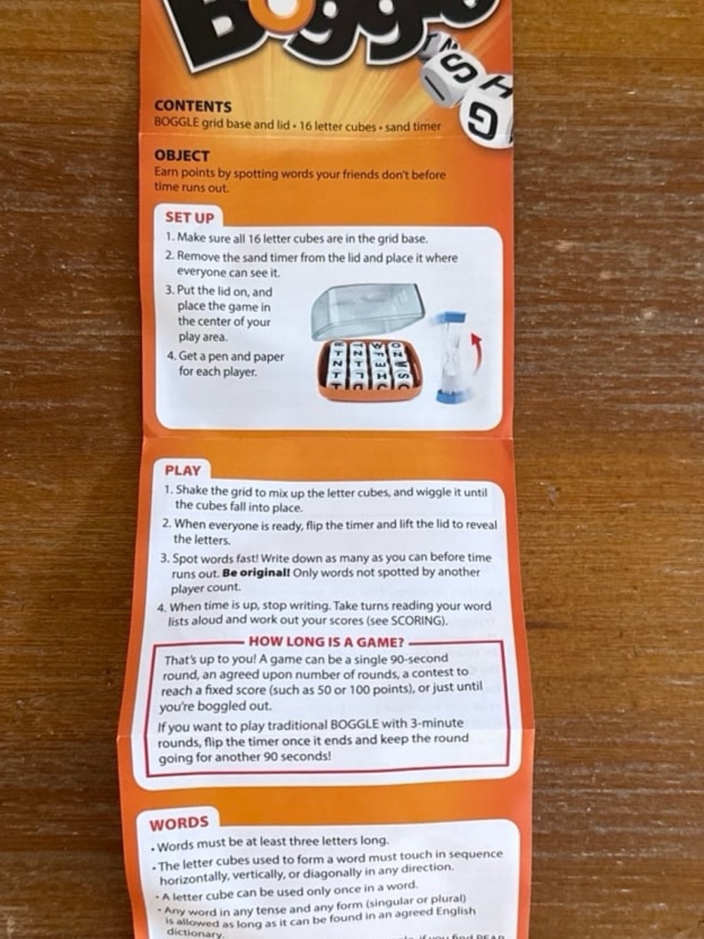 Boggle game - Picture 4 of 5